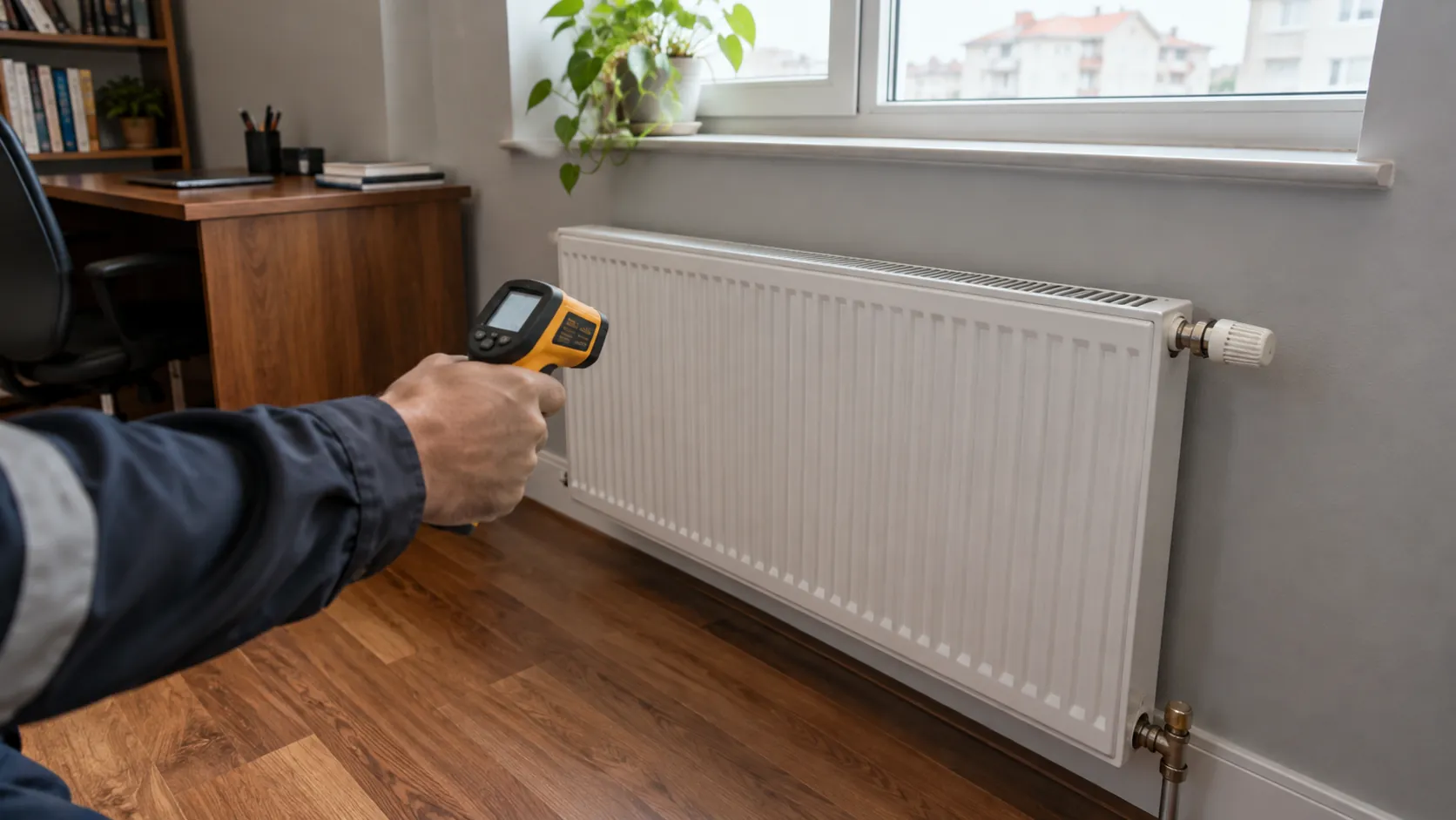 Panel radyatörde sıcaklık kontrolü